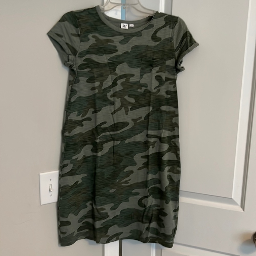 New With Tags Gap Factory Camo Dress